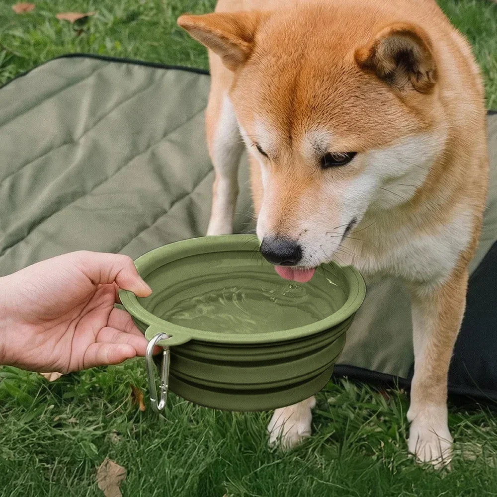 Collapsible Silicone Dog Bowl-Urban Roaming - Pet Bowls, Feeders & Wa... detail view 8 | Petix pet supplies for dogs and cats