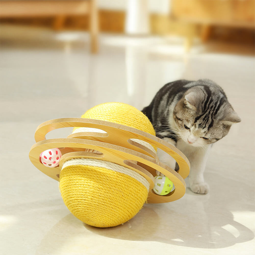Sisal Scratching Ball Interactive Cat Toy - Cat Toys detail view 2 | Petix pet supplies for dogs and cats