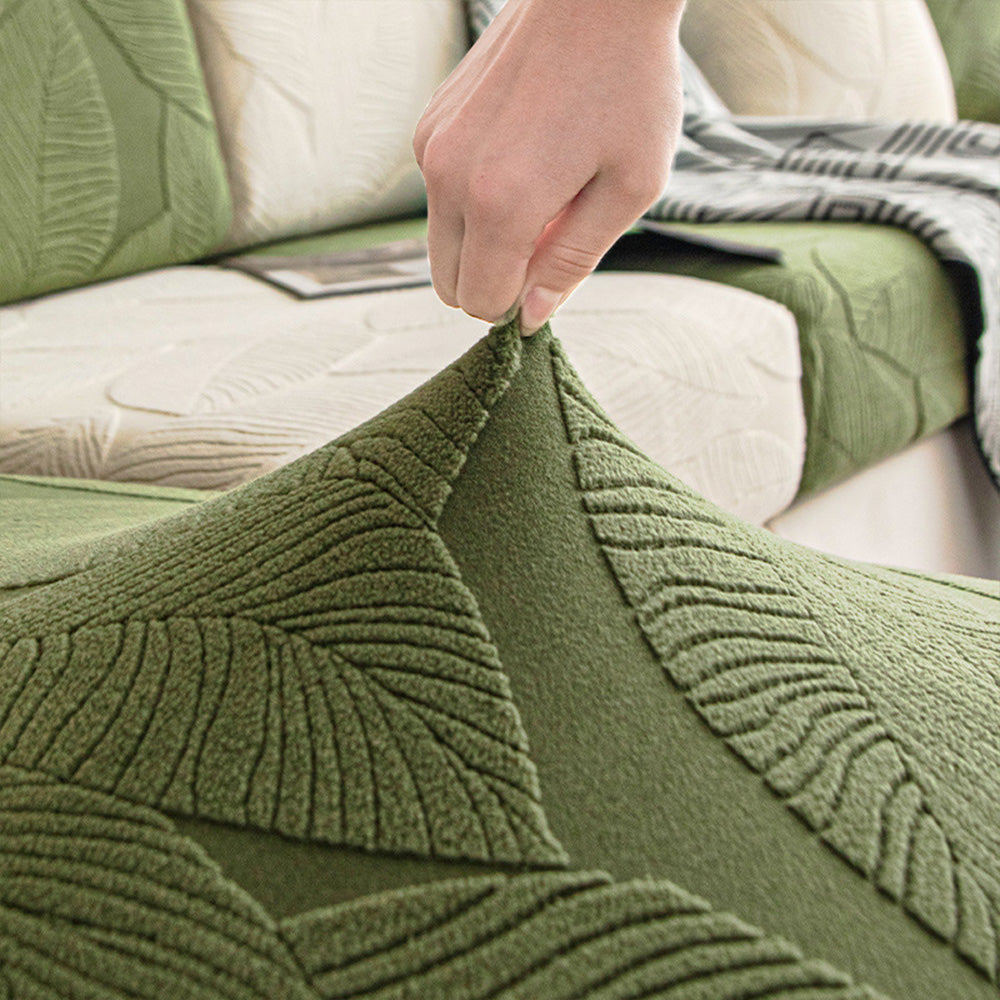 Modern Leaf Jacquard Water-Repellent Anti-Scratch Stretch Full Wrap... detail view 15 | Petix pet supplies for dogs and cats