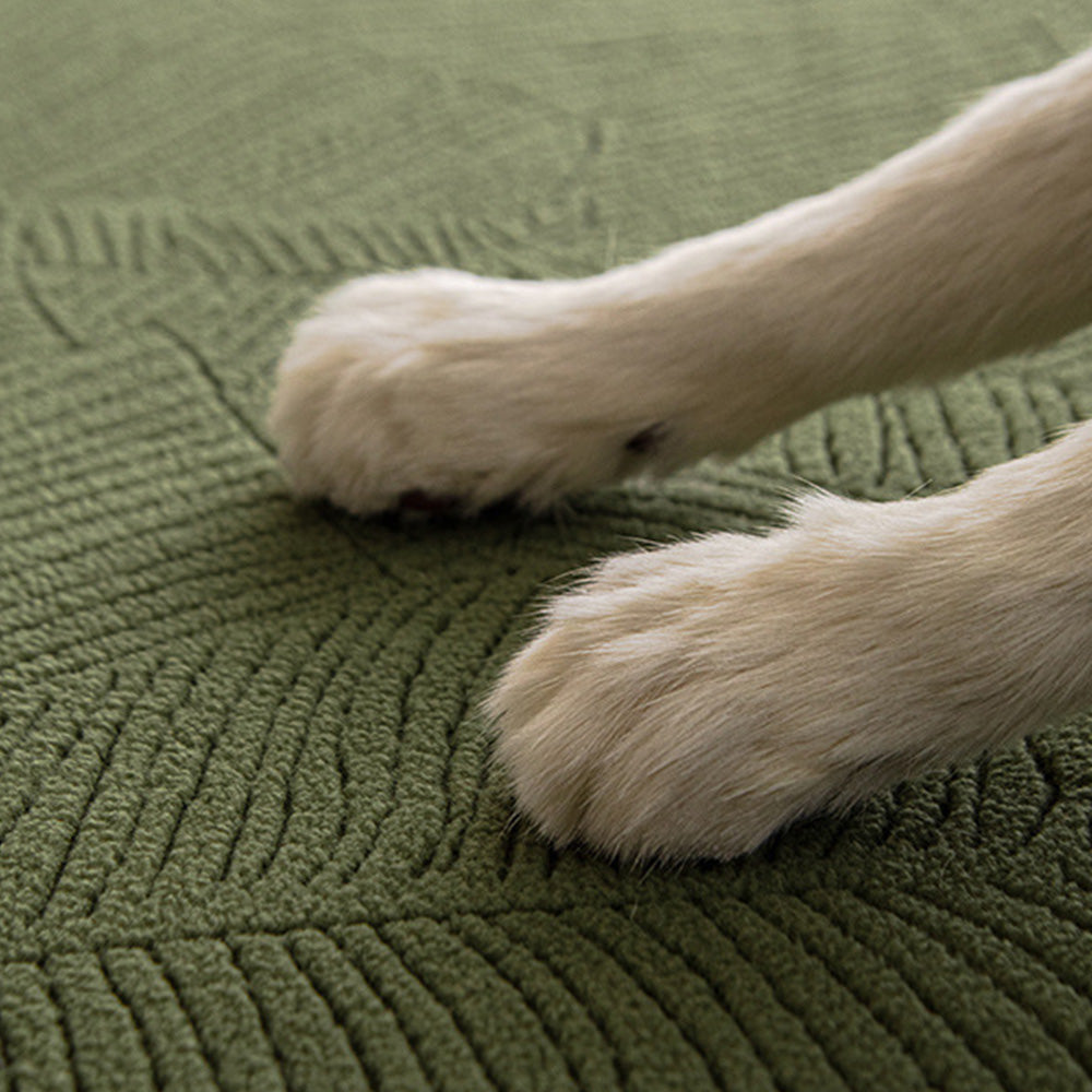 Modern Leaf Jacquard Water-Repellent Anti-Scratch Stretch Full Wrap O... detail view 8 | Petix pet supplies for dogs and cats