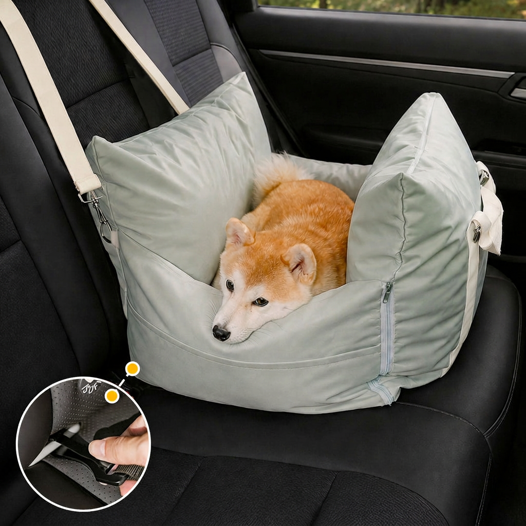 Waterproof ISOFIX Dog Car Seat Bed with LATCH System - First Class - detail image 7 | Petix pet supplies for dogs and cats