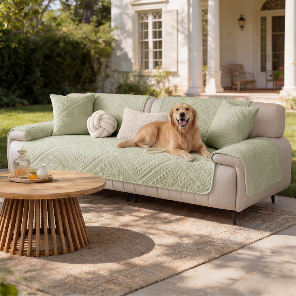 All Season Nordic Style Carved Plush Decorative Non-Slip Outdoor Couc... detail view 6 | Petix pet supplies for dogs and cats