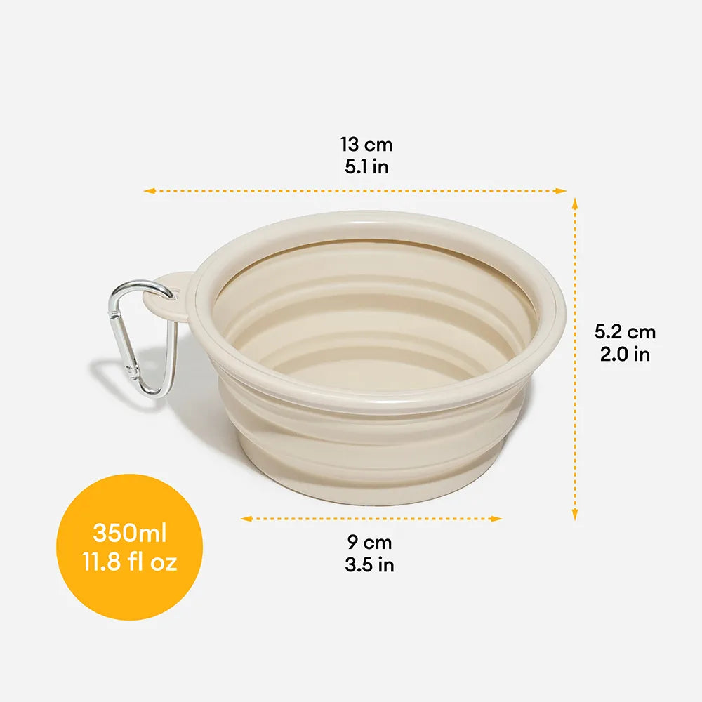 Collapsible Silicone Dog Bowl-Urban Roaming - Pet Bowls, Feeders & Wa... detail view 6 | Petix pet supplies for dogs and cats