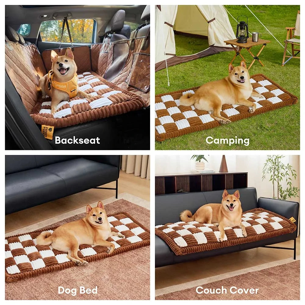 Premium Faux Leather Water-repellent Hammock Dog Car Seat Cover With... detail view 7 | Petix pet supplies for dogs and cats
