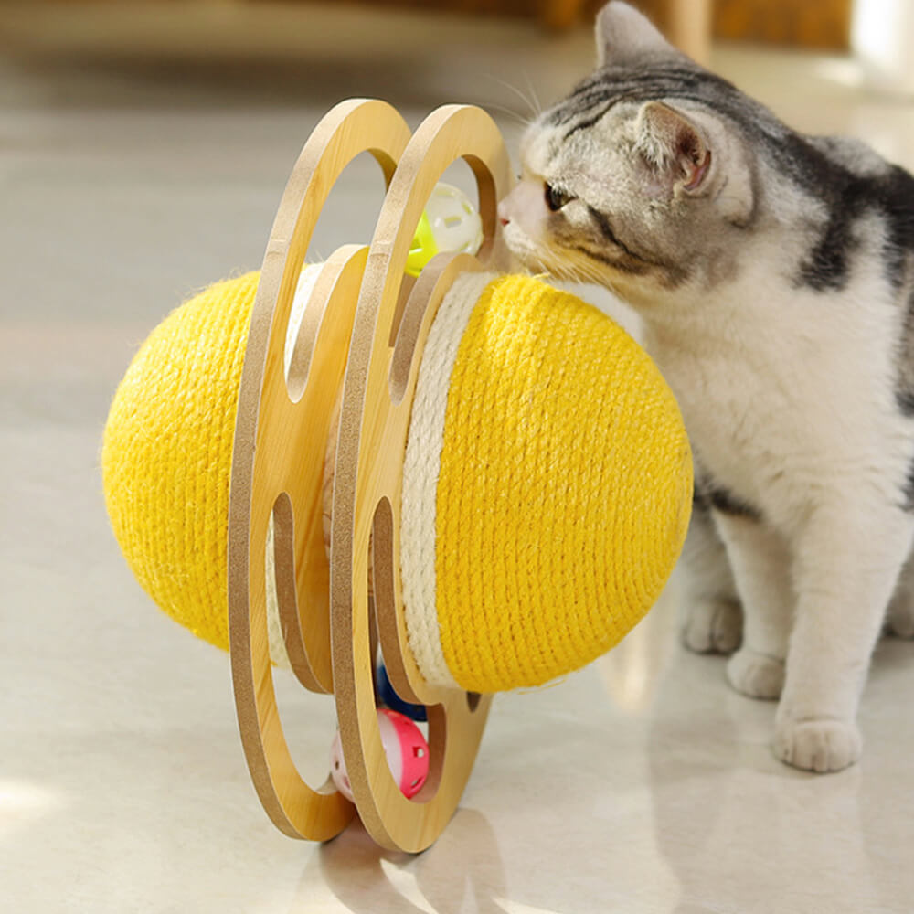 Sisal Scratching Ball Interactive Cat Toy - Cat Toys detail view 5 | Petix pet supplies for dogs and cats