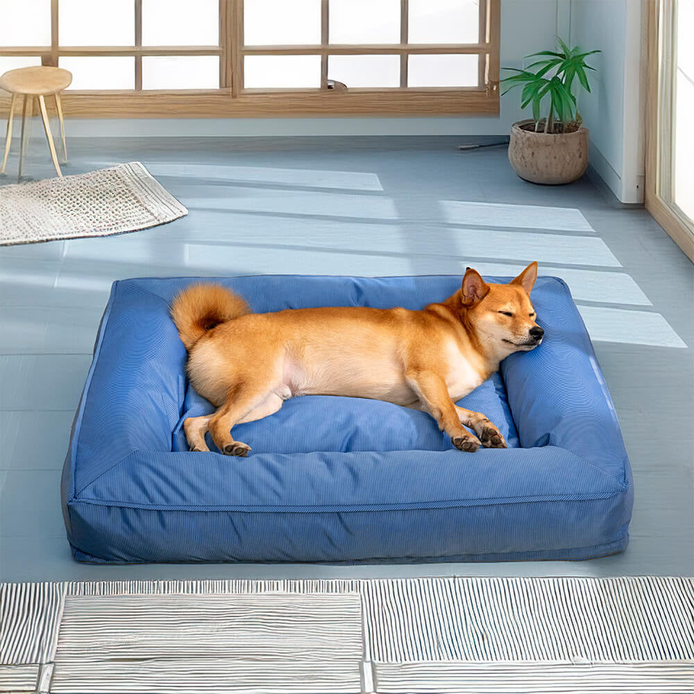 Fully Orthopedic Surround Support Waterproof Large Outdoor Dog Bed