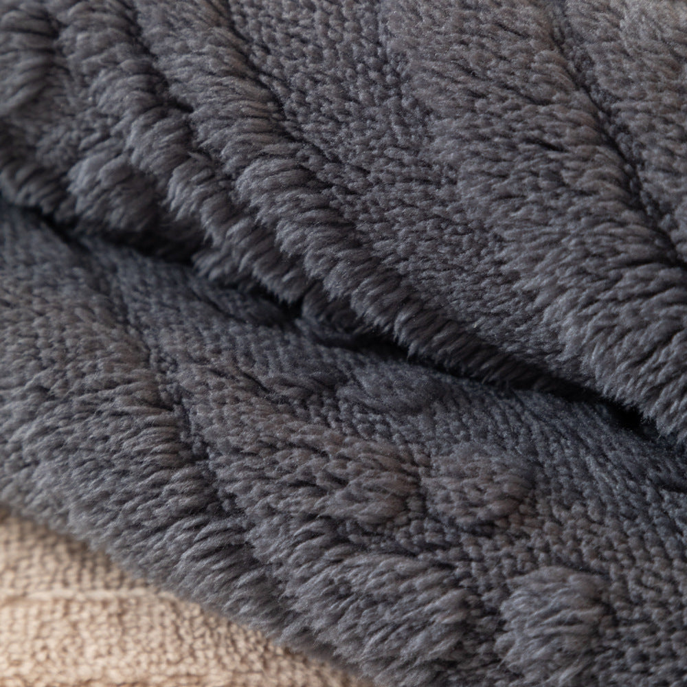All Season Nordic Style Carved Plush Decorative Non-Slip Couch Cover... detail view 11 | Petix pet supplies for dogs and cats