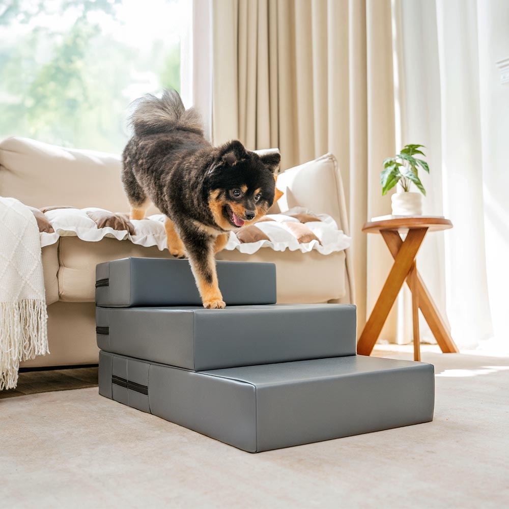 Waterproof Washable PU Leather Modular Multi-Level Pet Stairs - Dog... detail view 18 | Petix pet supplies for dogs and cats