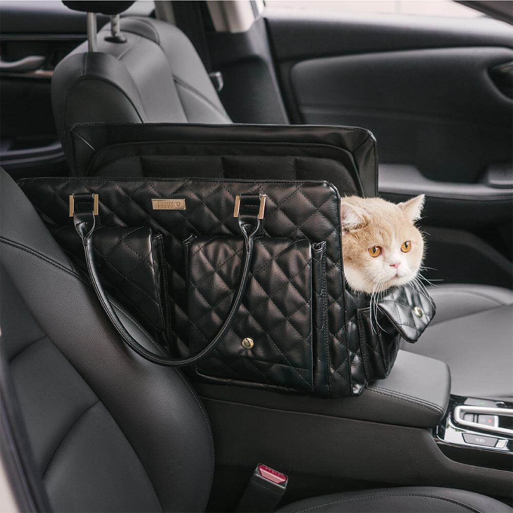 Large Carrying Stylish Multi-Functional Human-Cat Shared Travel Cat B... detail view 2 | Petix pet supplies for dogs and cats
