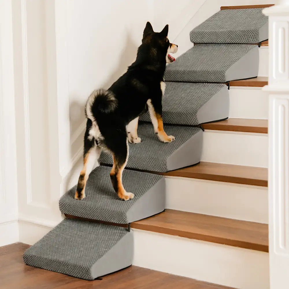 Modular Foam Dog Ramp Stairs for Staircase Stairs with Velcro - Dog S... detail view 2 | Petix pet supplies for dogs and cats