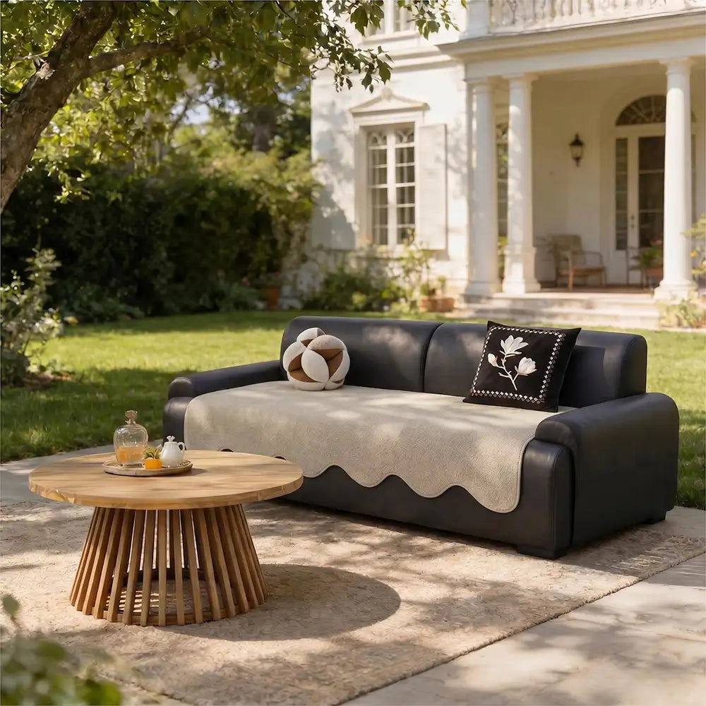Water-repellent Teddy Fleece Non-Slip Straight Outdoor Couch Cover... detail view 19 | Petix pet supplies for dogs and cats