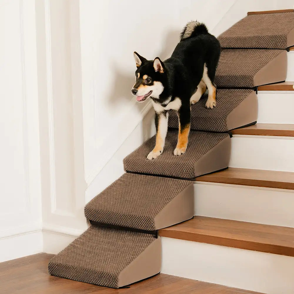 Modular Foam Dog Ramp Stairs for Staircase Stairs with Velcro - Dog... detail view 16 | Petix pet supplies for dogs and cats