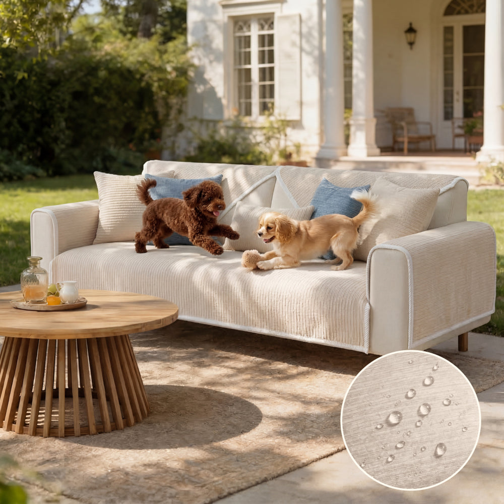 Waterproof Antimicrobial Simple Chenille Fabric Anti-scratch Outdoor... detail view 5 | Petix pet supplies for dogs and cats