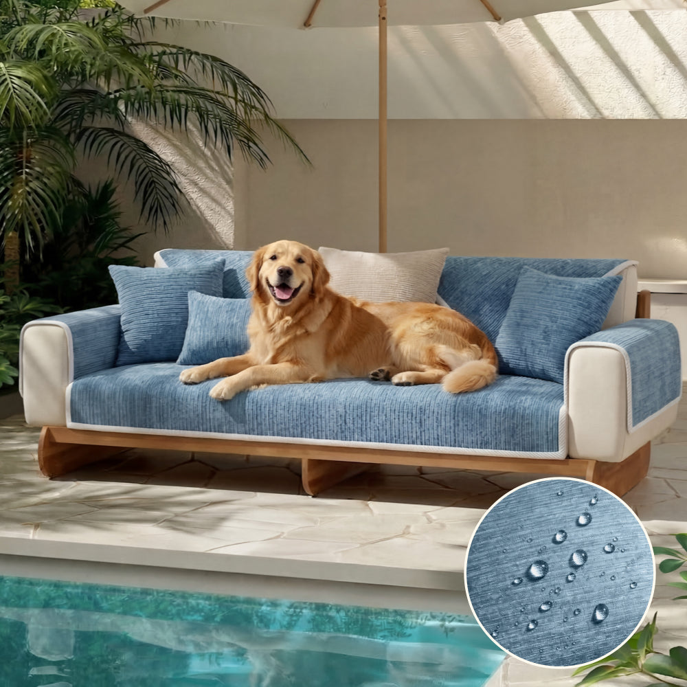 Waterproof Antimicrobial Simple Chenille Fabric Anti-scratch Outdoor... detail view 14 | Petix pet supplies for dogs and cats