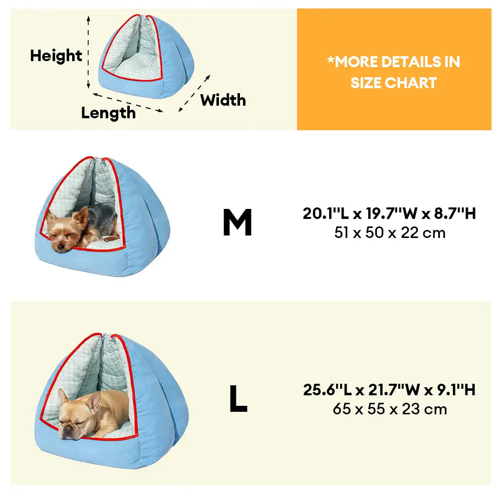 Multifunctional Semi-Enclosed Cave Dog Bed Warming Pet Bed - Dog Beds detail view 8 | Petix pet supplies for dogs and cats
