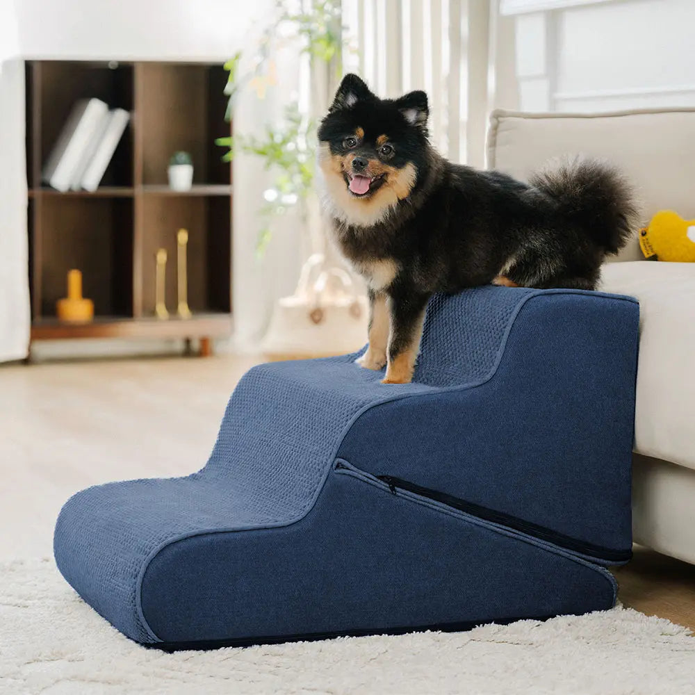 Multifunctional 2-in-1 Foldable Dog Stairs with Ramp Mode - Dog Stairs detail view 11 | Petix pet supplies for dogs and cats