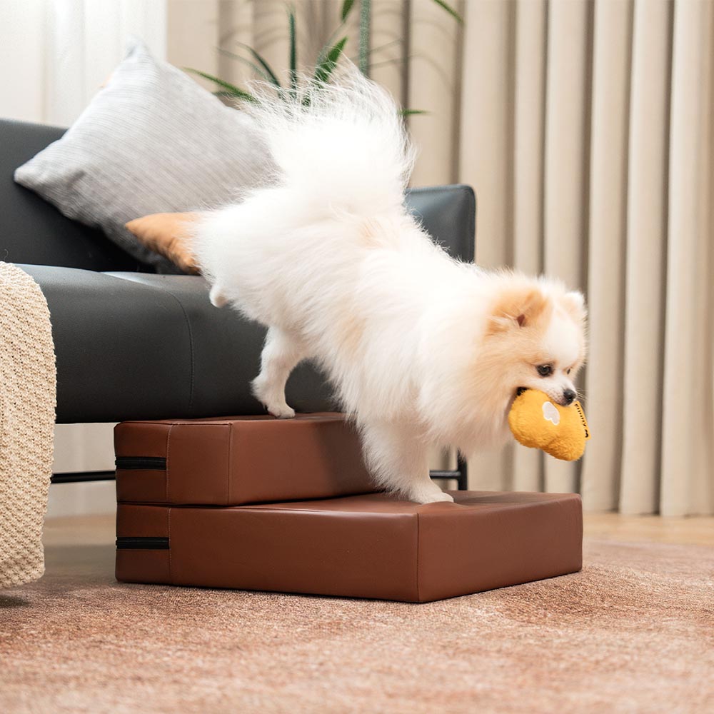 Waterproof Washable PU Leather Modular Multi-Level Pet Stairs - Dog... detail view 14 | Petix pet supplies for dogs and cats