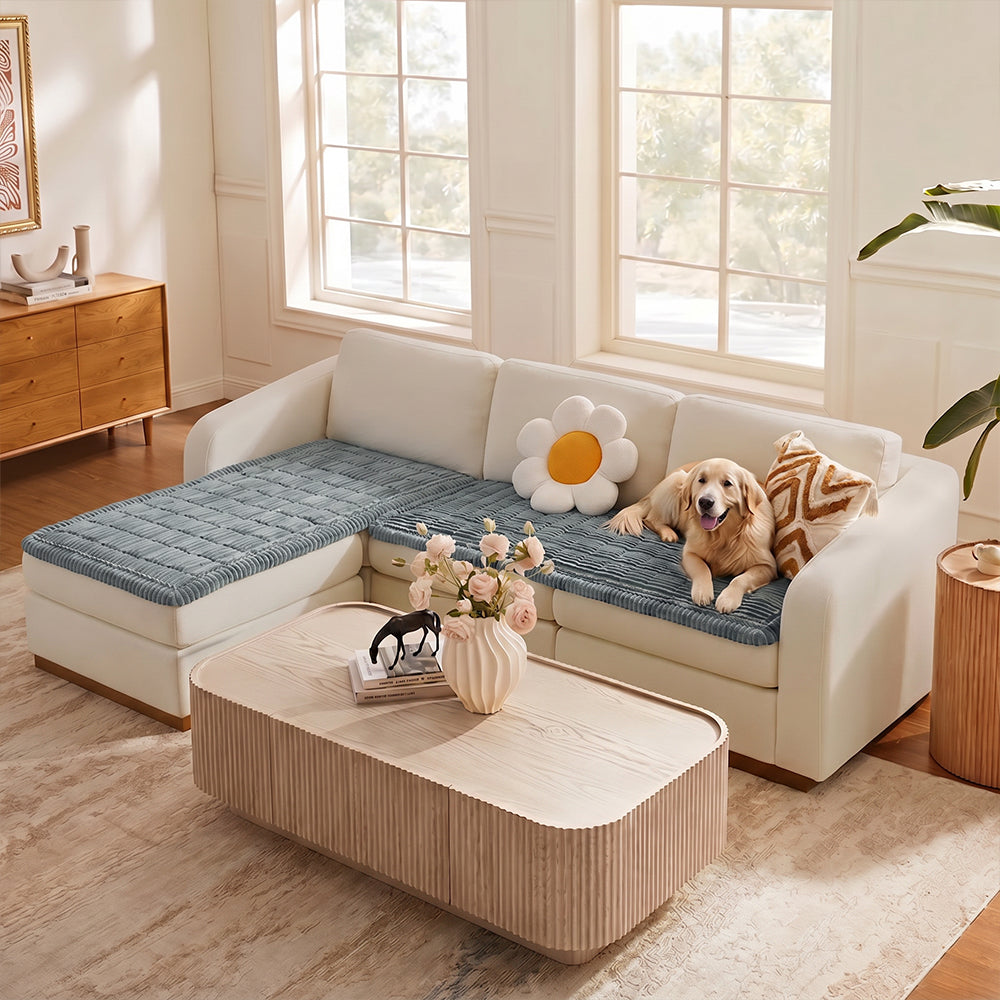 Lazy Soft Flannel Breathable Pet Mat Non-slip Sectional Couch Cover... detail view 6 | Petix pet supplies for dogs and cats