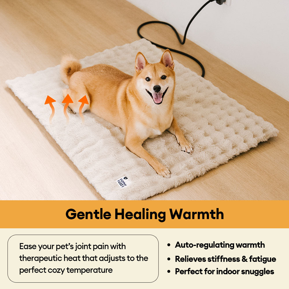 Cozy Plush Warm Washable and Portable Pet Mat - ThermoPad - Dog Beds detail view 6 | Petix pet supplies for dogs and cats