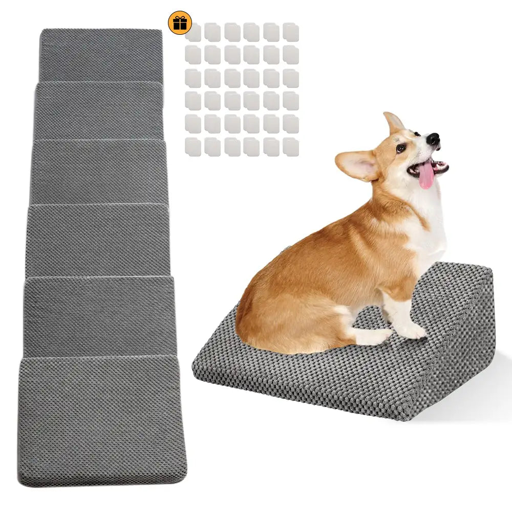 Modular Foam Dog Ramp Stairs for Staircase Stairs with Velcro - Dog... detail view 14 | Petix pet supplies for dogs and cats
