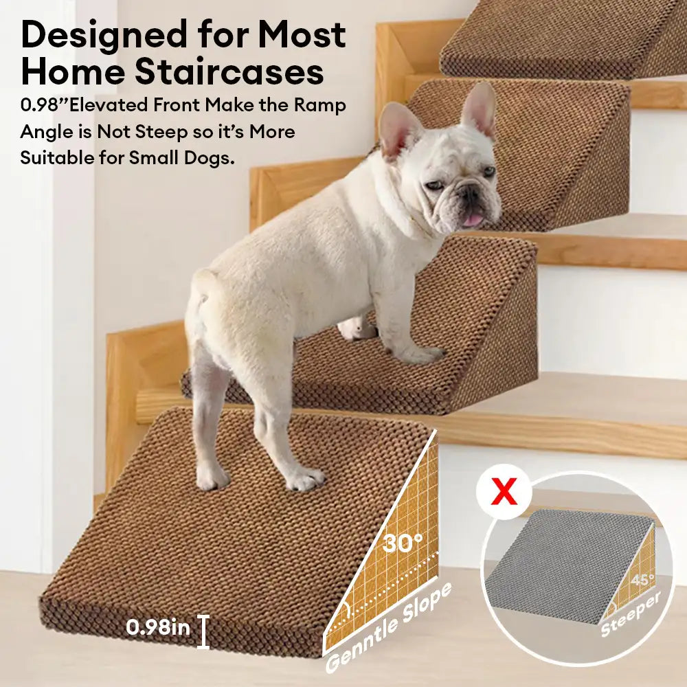 Modular Foam Dog Ramp Stairs for Staircase Stairs with Velcro - Dog S... detail view 3 | Petix pet supplies for dogs and cats