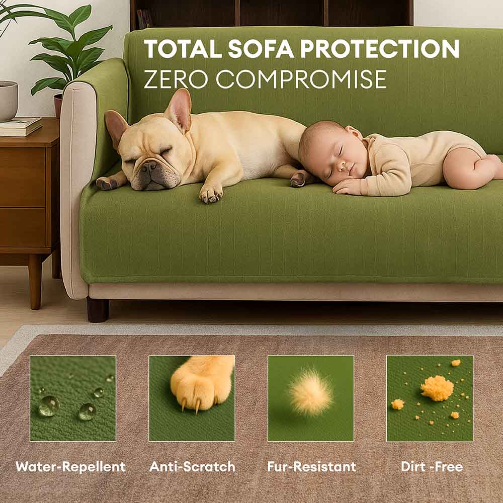 Waterproof Non-Slip Furniture Protector One-Piece Pet Sectional Couch... detail view 5 | Petix pet supplies for dogs and cats