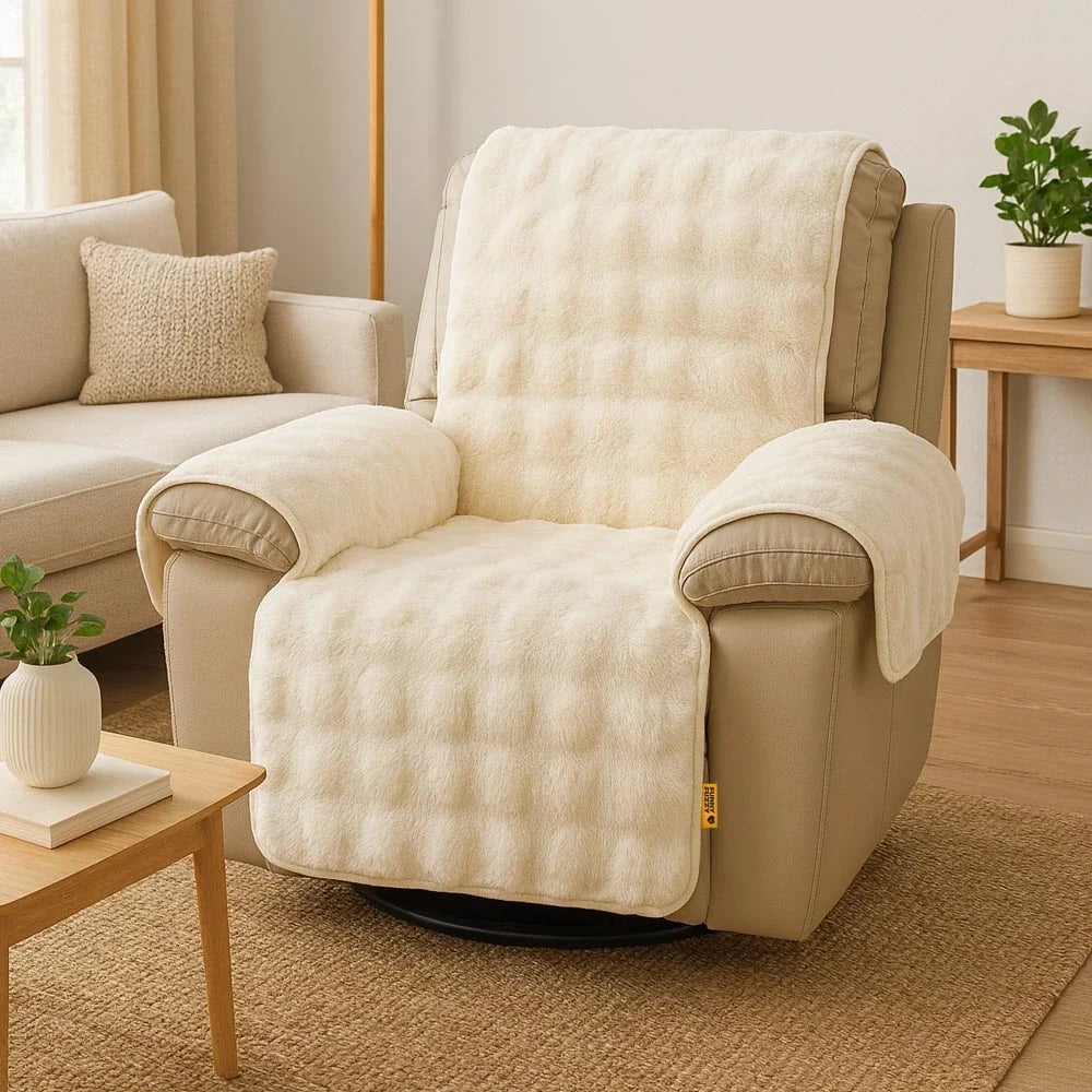 Water-resistant Fluffy Soft Furniture Protector Sectional Couch Cove... detail view 12 | Petix pet supplies for dogs and cats