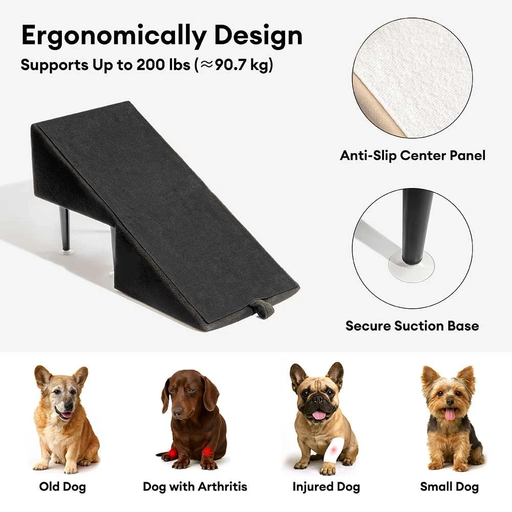 2-in-1 Convertible Wooden Home Step Stool Dog Ramp Stairs - Dog Stairs detail view 4 | Petix pet supplies for dogs and cats