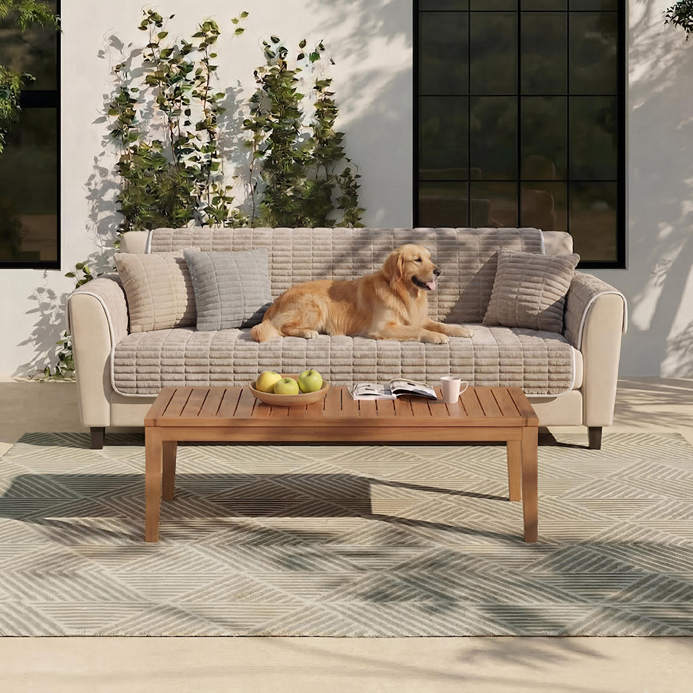 One-Piece Cozy Flannel Sofa Protection Non-Slip Outdoor Couch Cover... detail view 6 | Petix pet supplies for dogs and cats