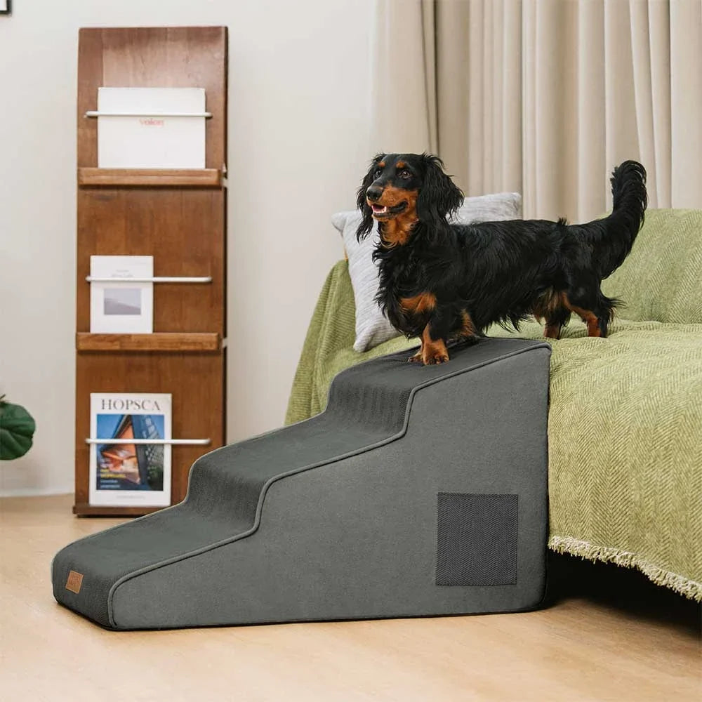 Chenille Extra Wide Non-Slip Removable Sponge Pet Stairs - SafeRamp... detail view 14 | Petix pet supplies for dogs and cats