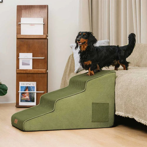 Chenille Extra Wide Non-Slip Removable Sponge Pet Stairs - SafeR... main product image | Petix pet supplies for dogs and cats