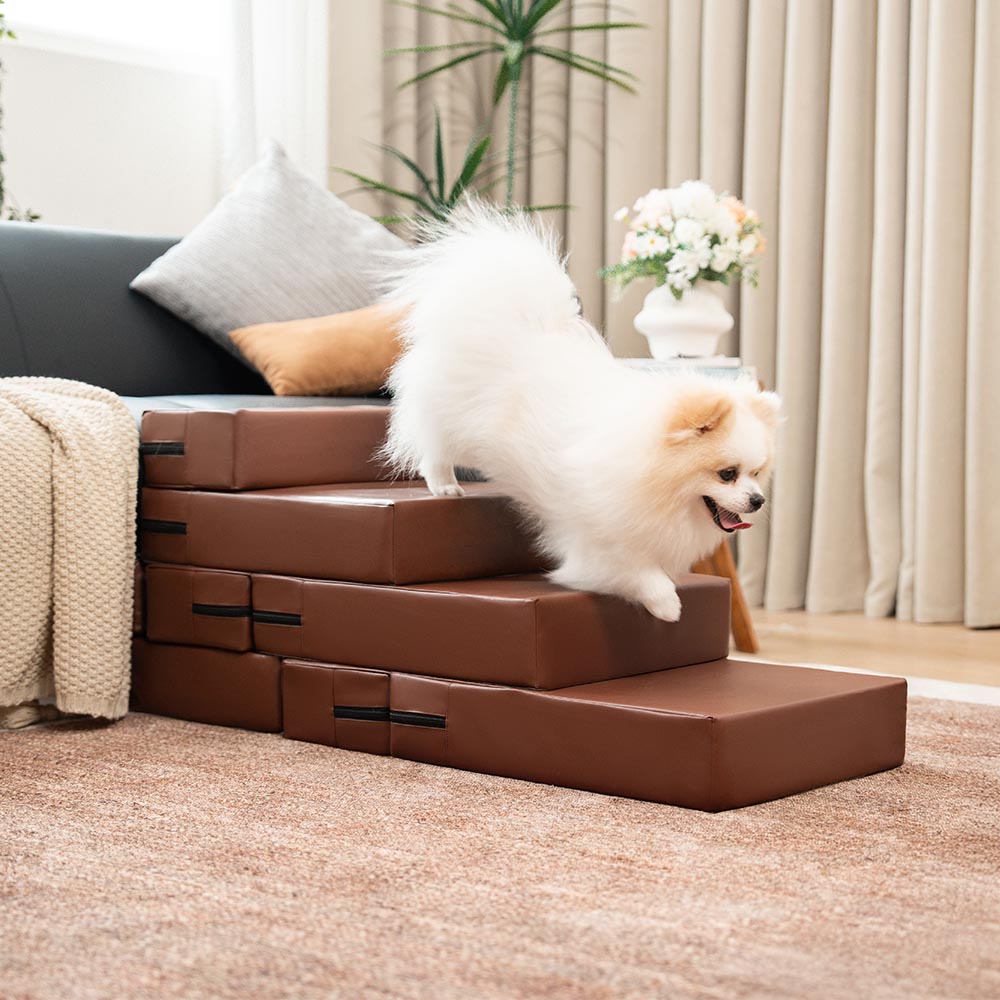 Waterproof Washable PU Leather Modular Multi-Level Pet Stairs - Dog... detail view 20 | Petix pet supplies for dogs and cats