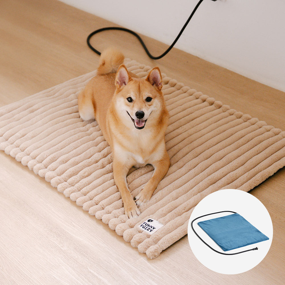Fluffy Faux Rabbit Fur Washable Warm Pet Mat - ComfyEase - Dog Beds detail view 14 | Petix pet supplies for dogs and cats