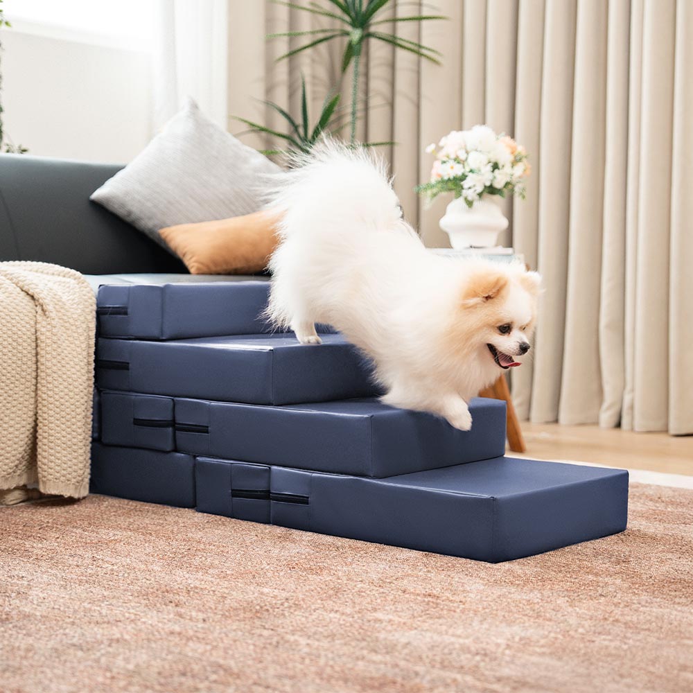 Waterproof Washable PU Leather Modular Multi-Level Pet Stairs - Dog... detail view 23 | Petix pet supplies for dogs and cats
