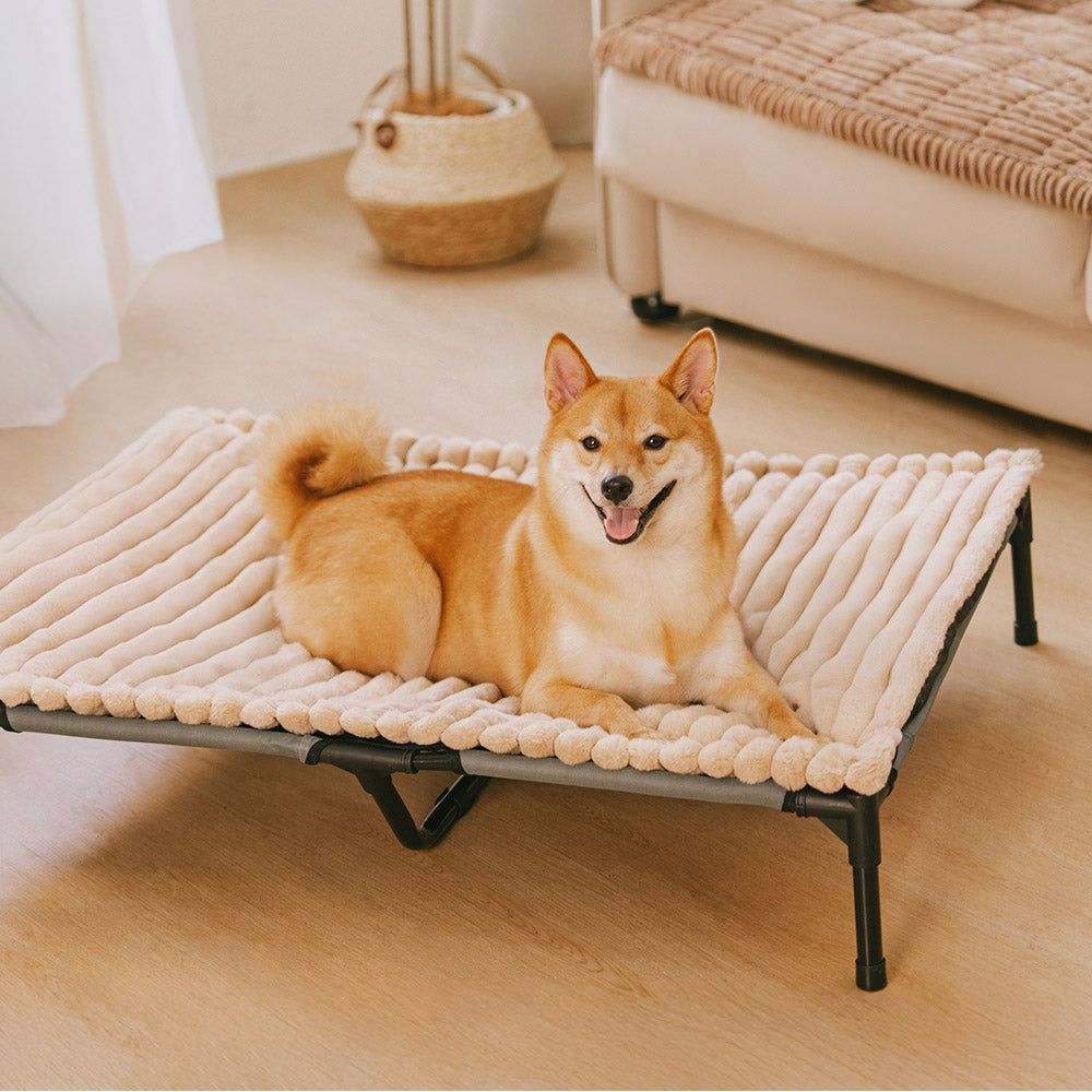 Fluffy Faux Rabbit Fur Washable Warm Pet Mat - ComfyEase - Dog Beds detail view 13 | Petix pet supplies for dogs and cats