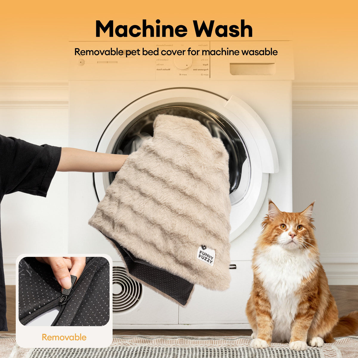 Cozy Plush Warm Washable and Portable Pet Mat - ThermoPad - Dog Beds detail view 7 | Petix pet supplies for dogs and cats