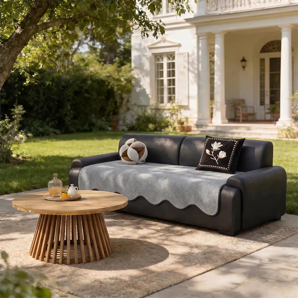 Water-repellent Teddy Fleece Non-Slip Straight Outdoor Couch Cover... detail view 18 | Petix pet supplies for dogs and cats
