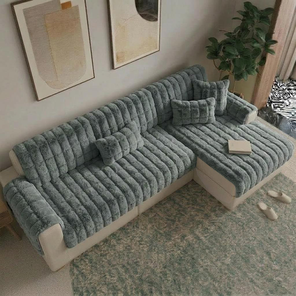 Water-resistant Fluffy Soft Furniture Protector Sectional Couch... main product image | Petix pet supplies for dogs and cats