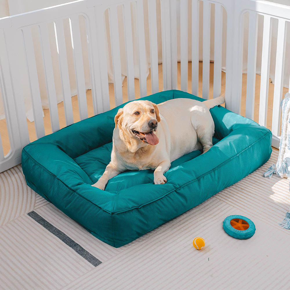 Fully Orthopedic Surround Support Waterproof Large Outdoor Dog Bed