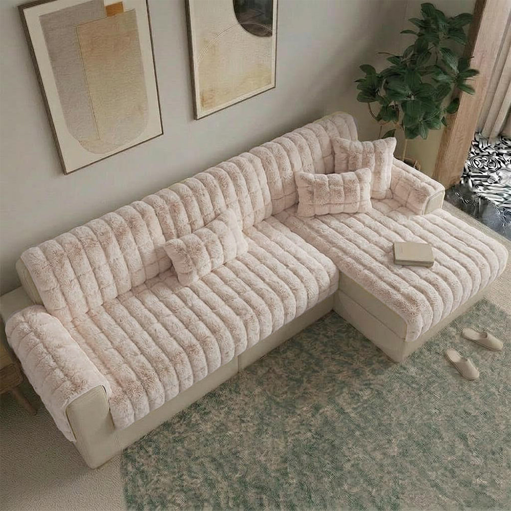 Water-resistant Fluffy Soft Furniture Protector Sectional Couch Cove... detail view 18 | Petix pet supplies for dogs and cats