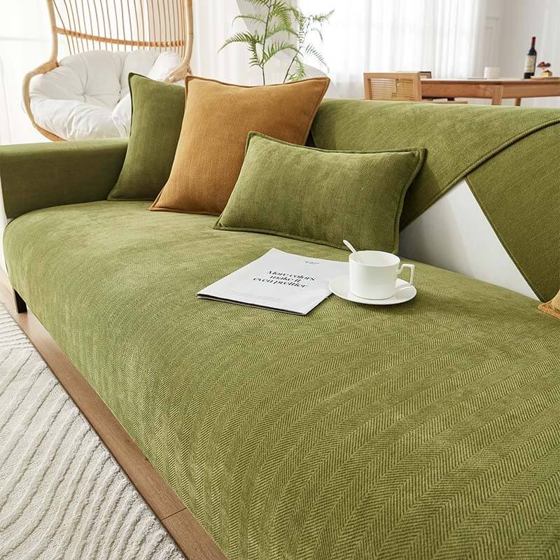 Herringbone Cushion Chenille Waterproof & Antifouling Pillow - Couch... detail view 3 | Petix pet supplies for dogs and cats
