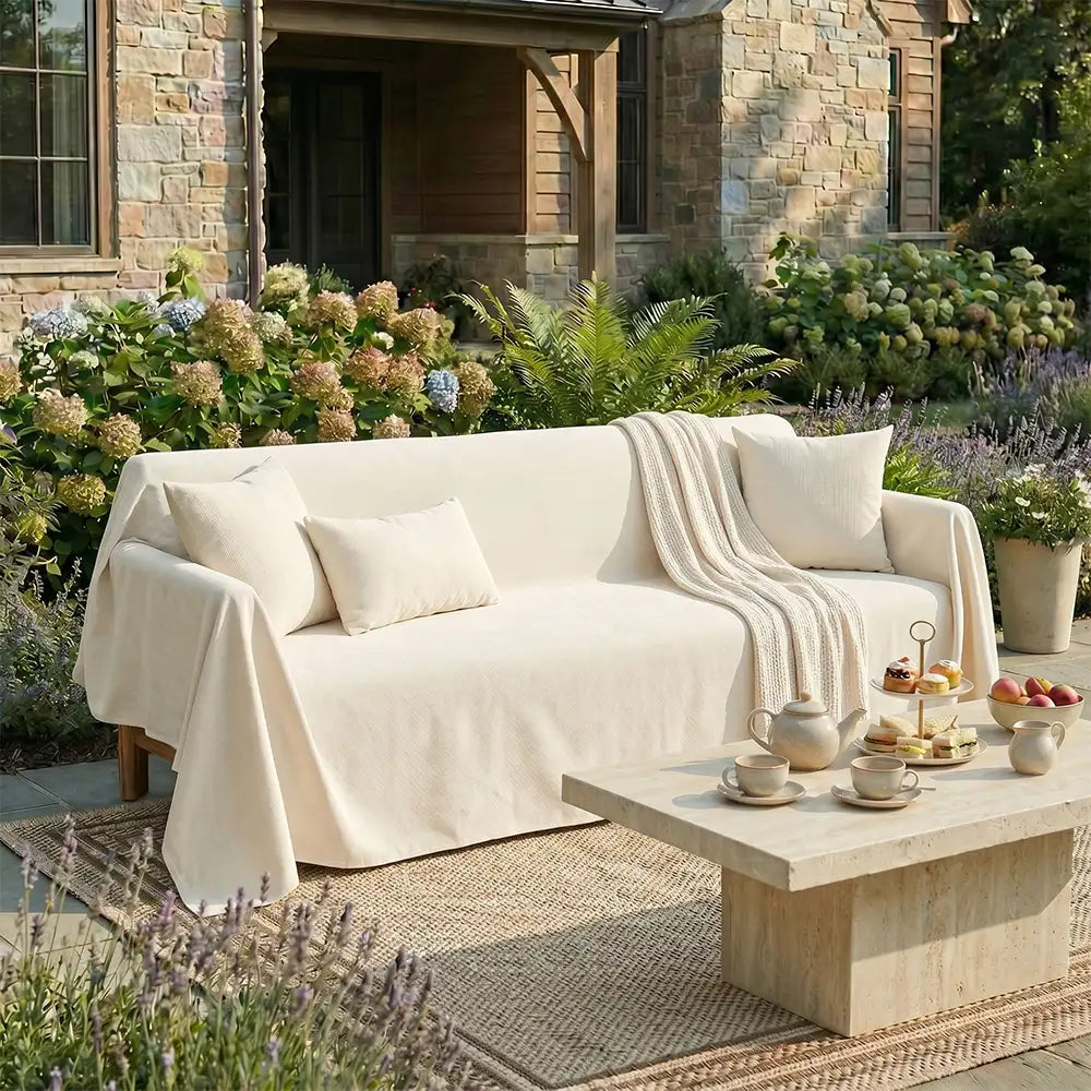 Soft and Waterproof Scratch-Resistant Non-Linting Throw Outdoor Couc... detail view 14 | Petix pet supplies for dogs and cats