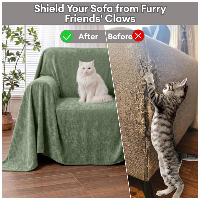 Soft and Waterproof Scratch-Resistant Non-Linting Throw Armchair Cov... detail view 10 | Petix pet supplies for dogs and cats