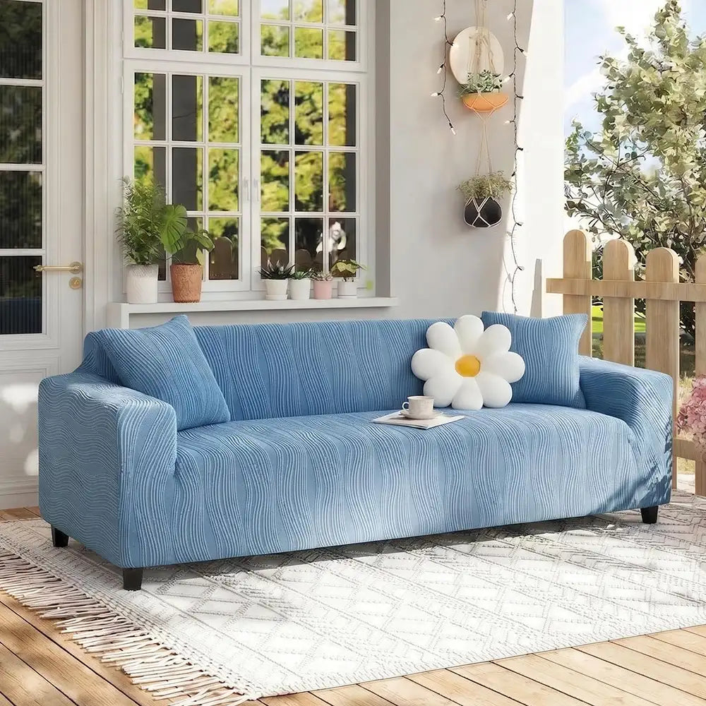 Jacquard Stretch Full-Cover Anti-scratch Outdoor Couch Cover - Couch... detail view 2 | Petix pet supplies for dogs and cats