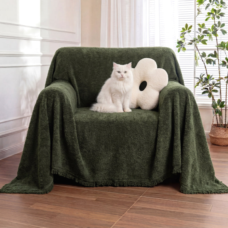 Soft Plush Water-resistant Multi-Purpose Furniture Protection Armchai... detail view 4 | Petix pet supplies for dogs and cats