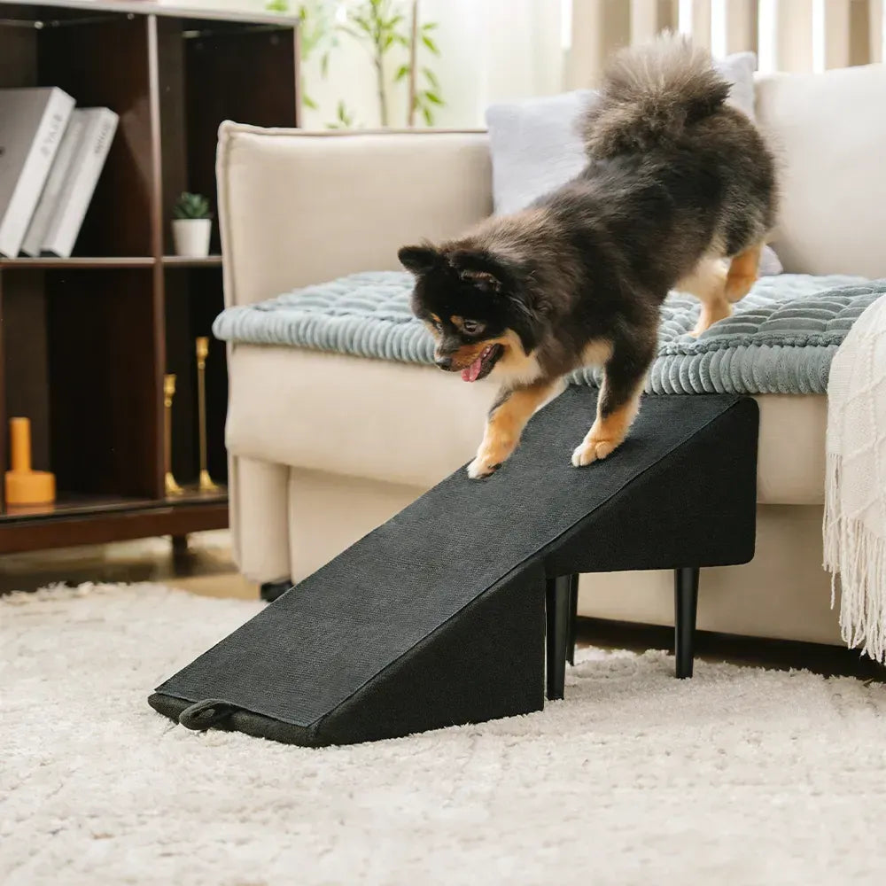 2-in-1 Convertible Wooden Home Step Stool Dog Ramp Stairs - Dog Stairs detail view 7 | Petix pet supplies for dogs and cats
