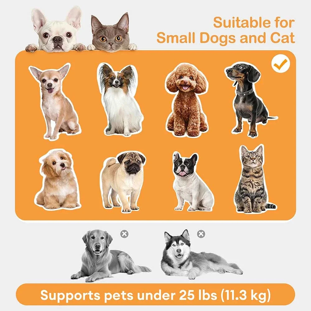 Elevated Pet Sofa Bed with Stairs Ramp for Bedside Lounge or Dog Wind... detail view 8 | Petix pet supplies for dogs and cats