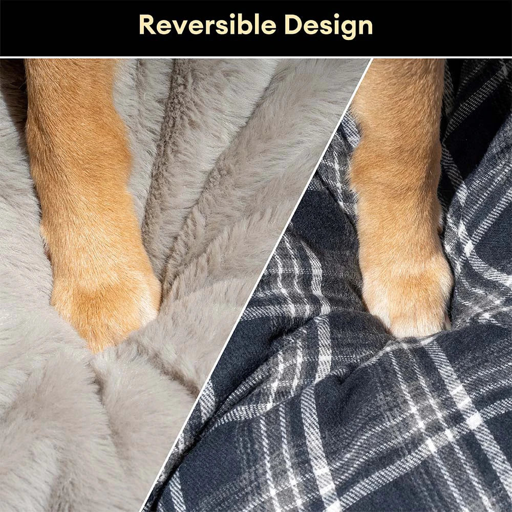 3 in 1 Fluffy Warmth Safe Dog Booster Car Seat Bed - Winter Cruiser... detail view 6 | Petix pet supplies for dogs and cats