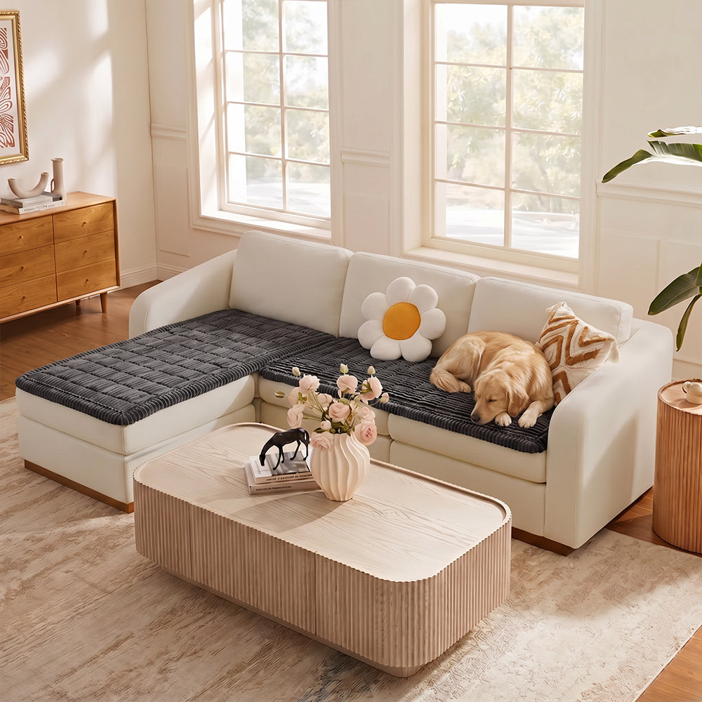 Lazy Soft Flannel Breathable Pet Mat Non-slip Sectional Couch Cover... detail view 17 | Petix pet supplies for dogs and cats