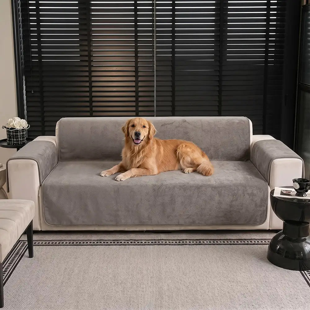 Cloud Fleece Anti-Slip One-Piece Couch Cover - Couch Cover main product image | Petix pet supplies for dogs and cats